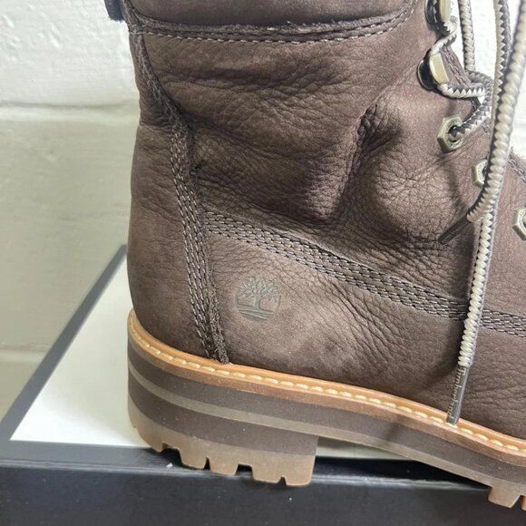 Timberland Courmayeur Valley 6" Hiking Boots A23UY Brown Leather Women's 9 US - Picture 9 of 12